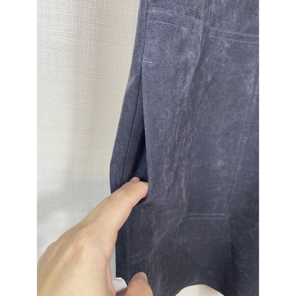 Aritzia Wilfred Free Nori Vegan Faux Suede Tunic‎ Dress Sz Small Gray Minimalist - Picture 5 of 5
